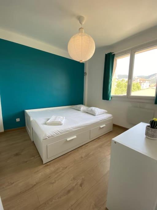 Ferienwohnung L'Azur 15'Plage 10'Port 5'Train Clim Wifi Pkg Toulon Exterior foto